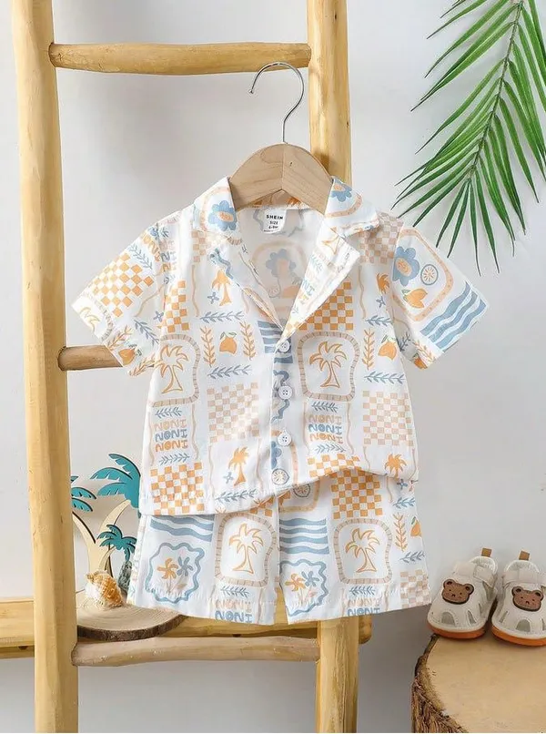 WHITE_GOA_PRINTED_STYLE_SHIRT_AND_SHORT