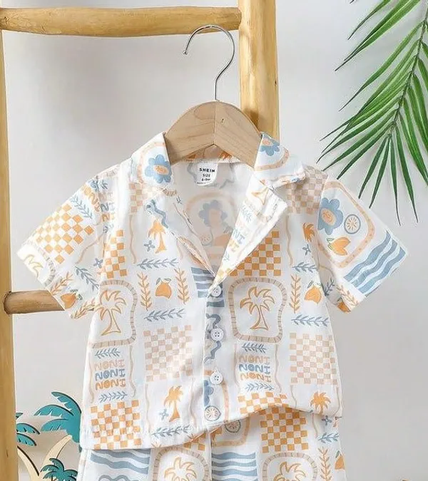 WHITE_GOA_PRINTED_STYLE_SHIRT_AND_SHORT