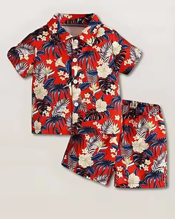Cotton_Red_Most_Febouloues_Shirt_And_Short_For_Kids