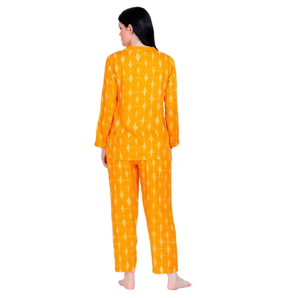 Yellow_Viscose_Premium_&_Elegant_Shirt_&_Pyjama_For_Women
