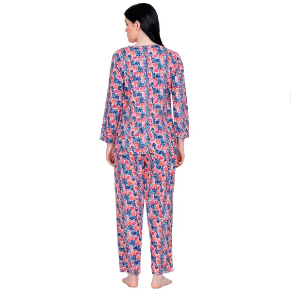 Blue_Cotton_Premium_&_Elegant_Top_&_Pyjama_For_Women