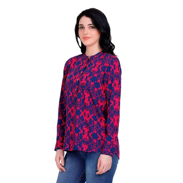 Blue_Cotton_Premium_&_Elegant_Top_For_Women