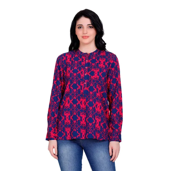 Blue_Cotton_Premium_&_Elegant_Top_For_Women