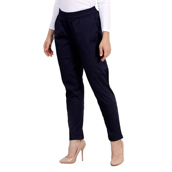 Navy_Blue_Cotton_Premium_&_Elegant_Pant_For_Women