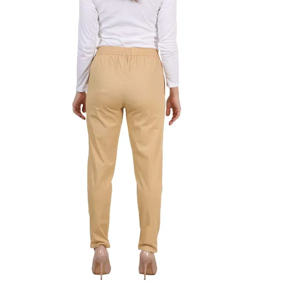 Beige_Cotton_Premium_&_Elegant_Pant_For_Women