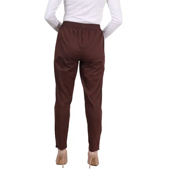Brown_Cotton_Premium_&_Elegant_Pant_For_Women