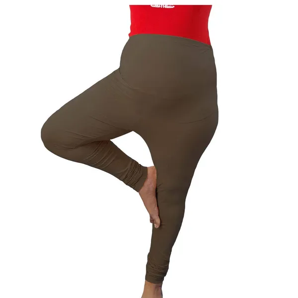 Dark_Grey_Polycotton_Premium_&_Elegant_Maternity_Jegging_For_Women