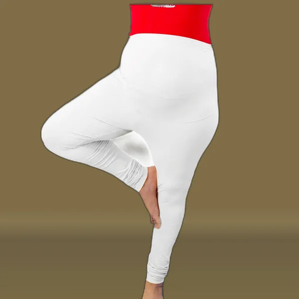 White_Cotton_Premium_&_Elegant_Maternity_Jegging_For_Women