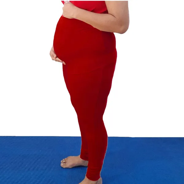 Red_Cotton_Premium_&_Elegant_Maternity_Jegging_For_Women