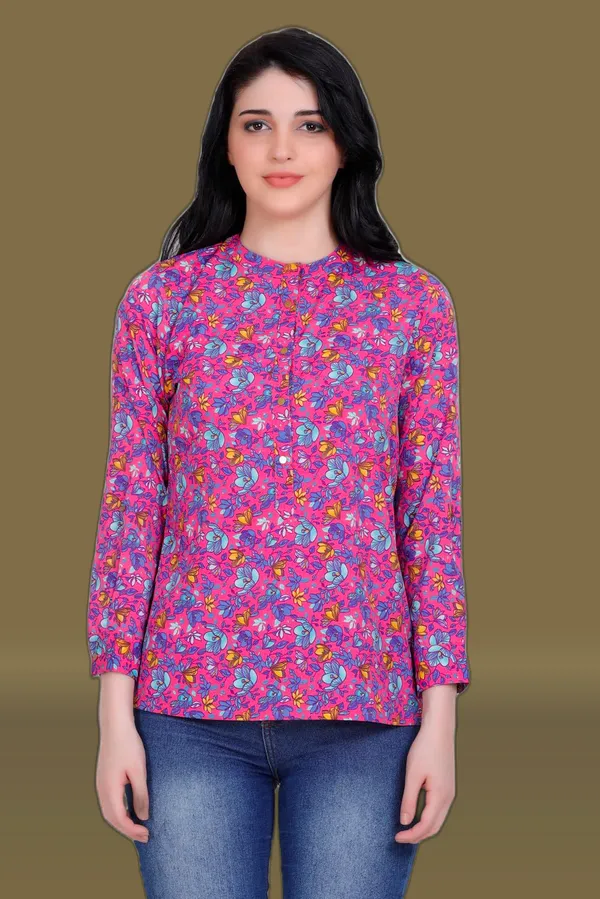 Pink_Rayon_Premium_&_Elegant_Top_For_Women