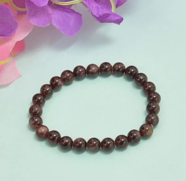 Red_Garnet_(Dark_Red/Wine_Beads)_Handband
