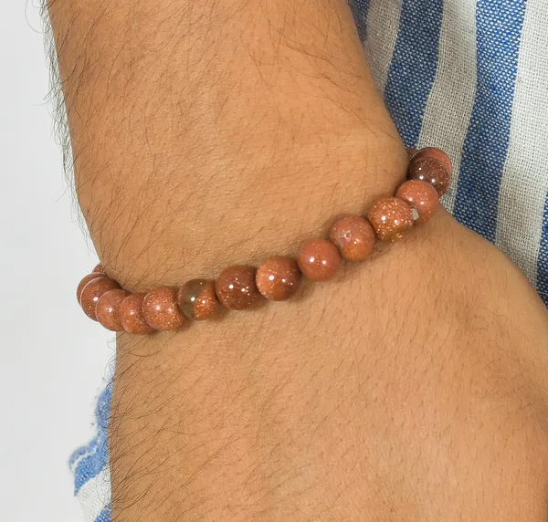 Red_Goldstone_(Sparkly_Red/Brown)_Handband
