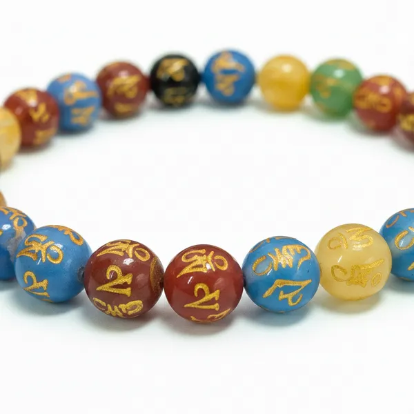 Tibetan_Mantra_Agate_(Multi-Color_Engraved)_Handband