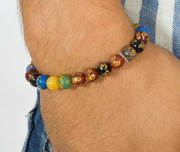 Tibetan_Mantra_Agate_(Multi-Color_Engraved)_Handband