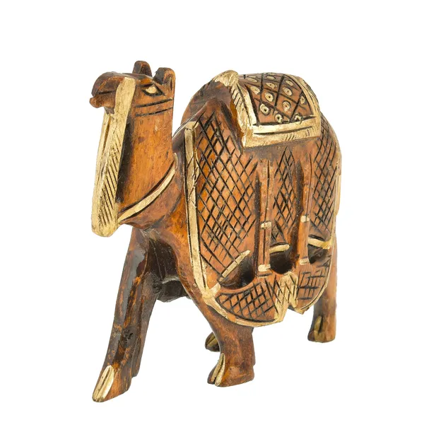 Wooden_Camel_with_Brass_Inlay
