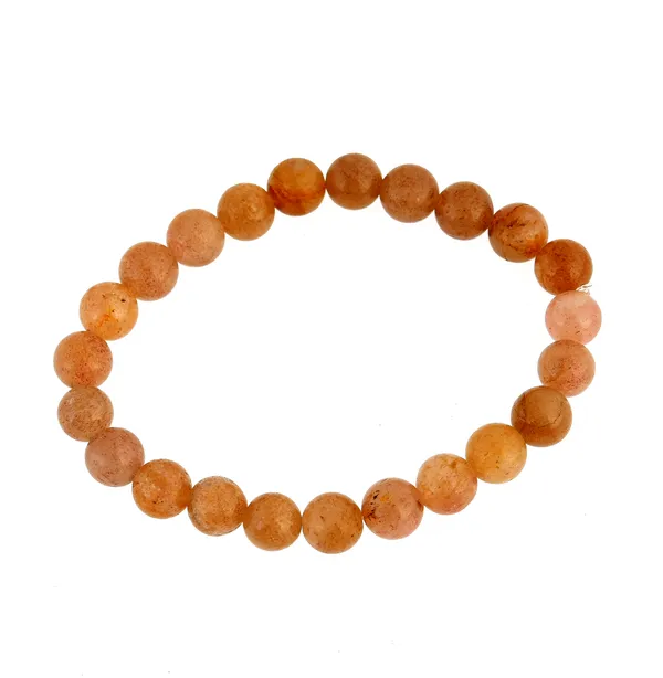 Red_Strawberry_Quartz_(Orange-Red_Beads)_Handband