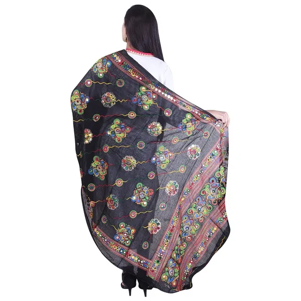Women_S_Cotton_Embroidered_Dupatta_With_Mirror_Work
