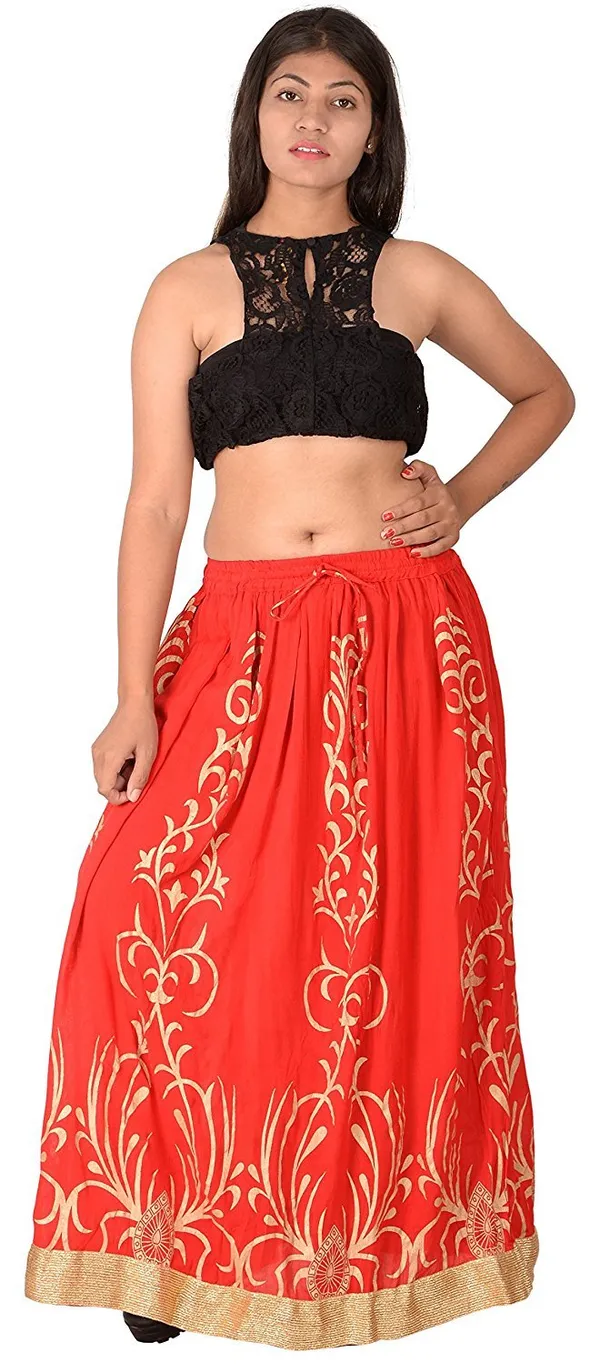 Rayon_Printed_Long_Skirt