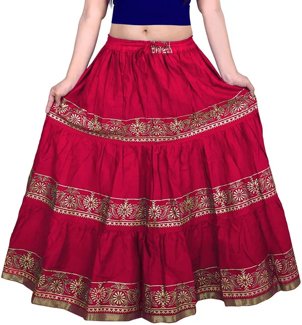 Cotton_Flared_Skirt