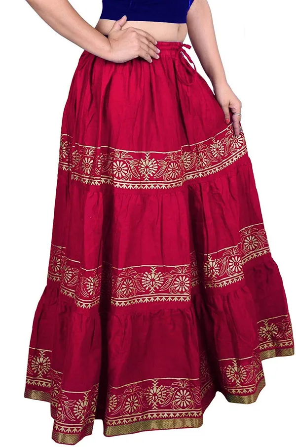 Cotton_Flared_Skirt