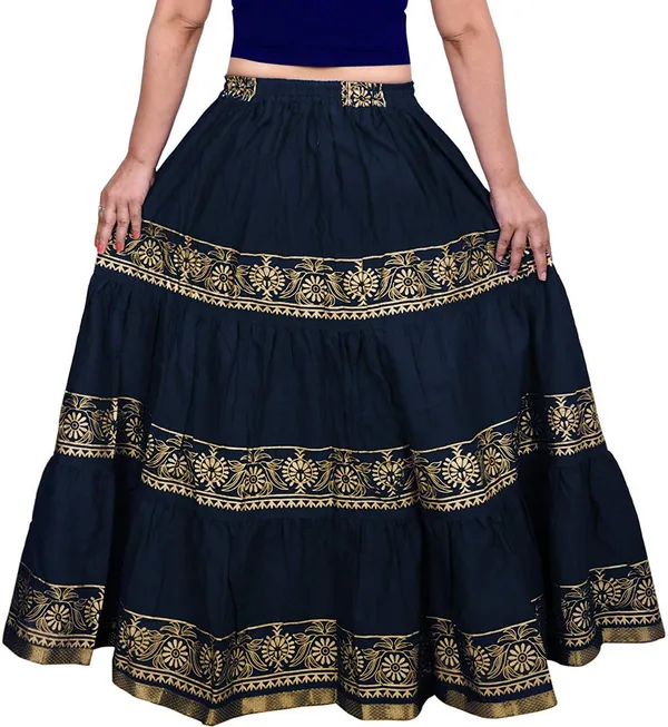 Cotton_Printed_Flared_Skirt