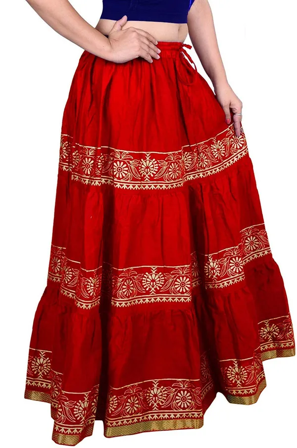 Cotton_Flared_Long_Skirt
