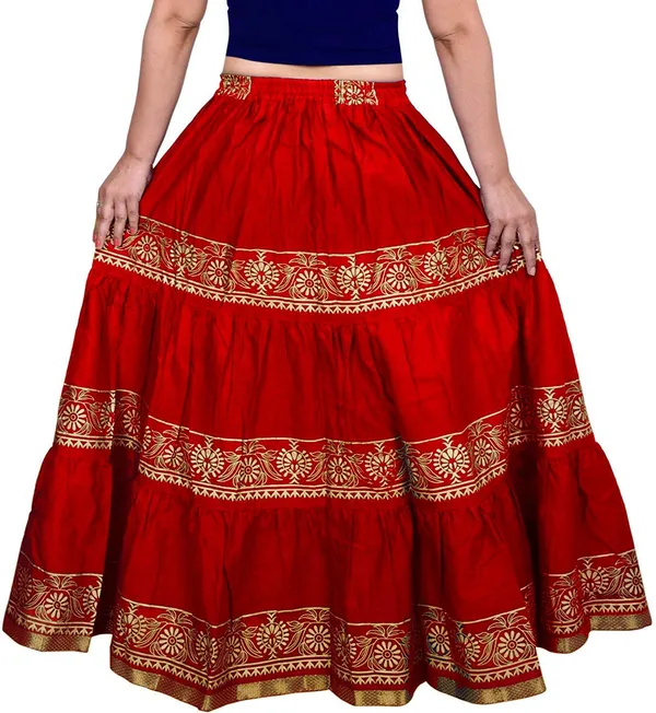 Cotton_Flared_Long_Skirt