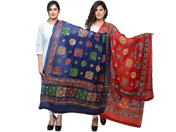 Cotton_Embroidered_Mirror_Work_Dupatta_For_Women