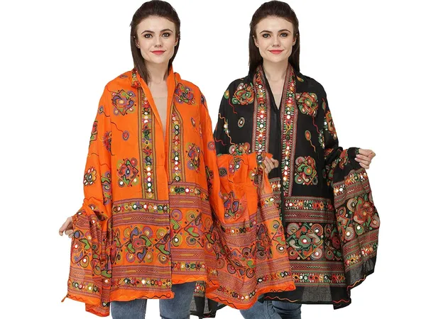 Cotton_Embroidered_Mirror_Work_Dupatta_For_Women