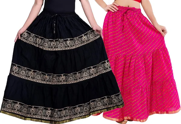 Cotton_Block_Print_Skirt