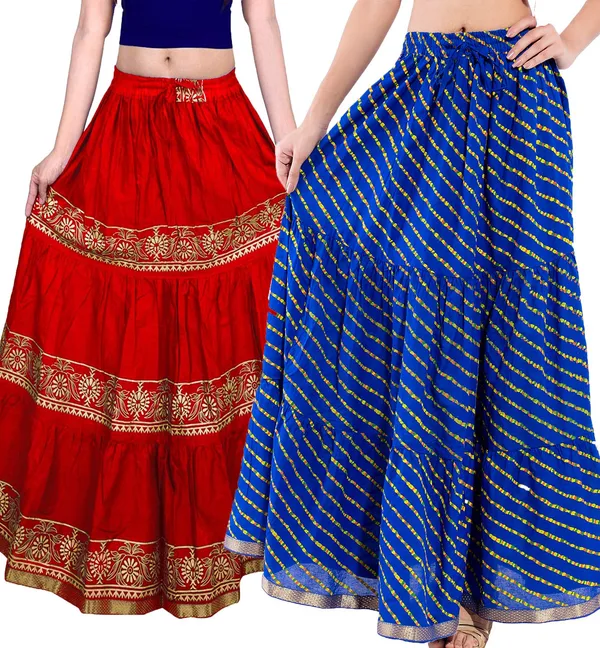 Cotton_Flared_Long_Skirt