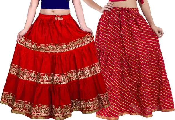 Cotton_Flared_Long_Skirt