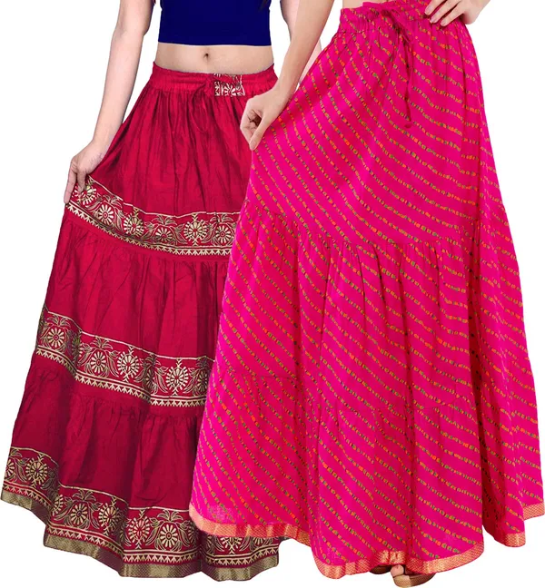 Cotton_Flared_Long_Skirt