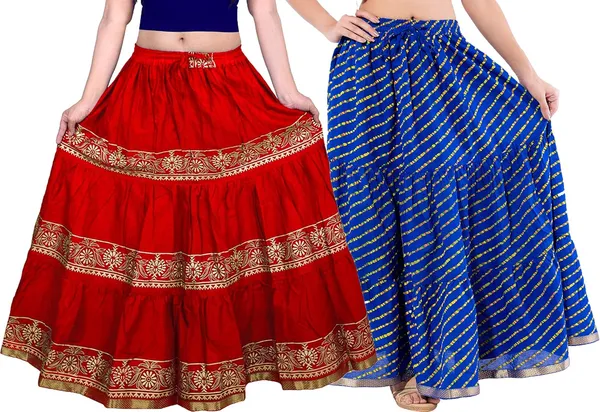 Cotton_Flared_Long_Skirt