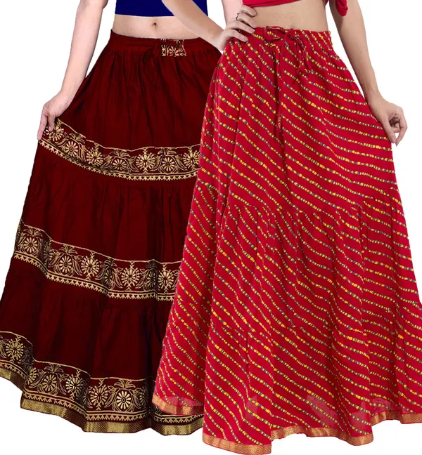 Cotton_Block_Print_Skirt_End_Of_Turn_Token