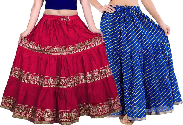 Cotton_Flared_Long_Skirt