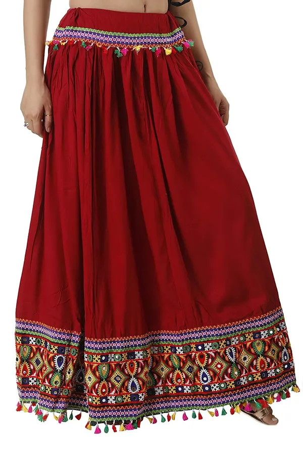 Women_S_Lehenga_Pattern_Long_Skirt