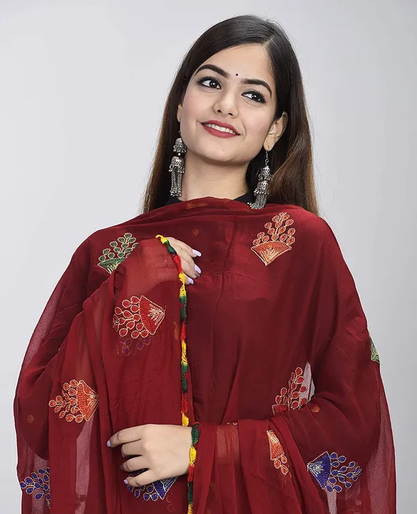 Women_S_Phulkari_Chiffon_Dupatta