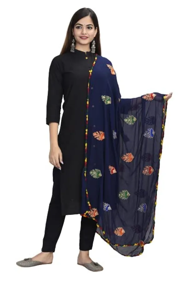 Women_S_Phulkari_Chiffon_Dupatta