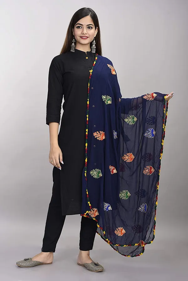 Women_S_Phulkari_Chiffon_Dupatta