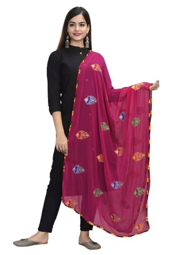 Women_S_Phulkari_Chiffon_Dupatta
