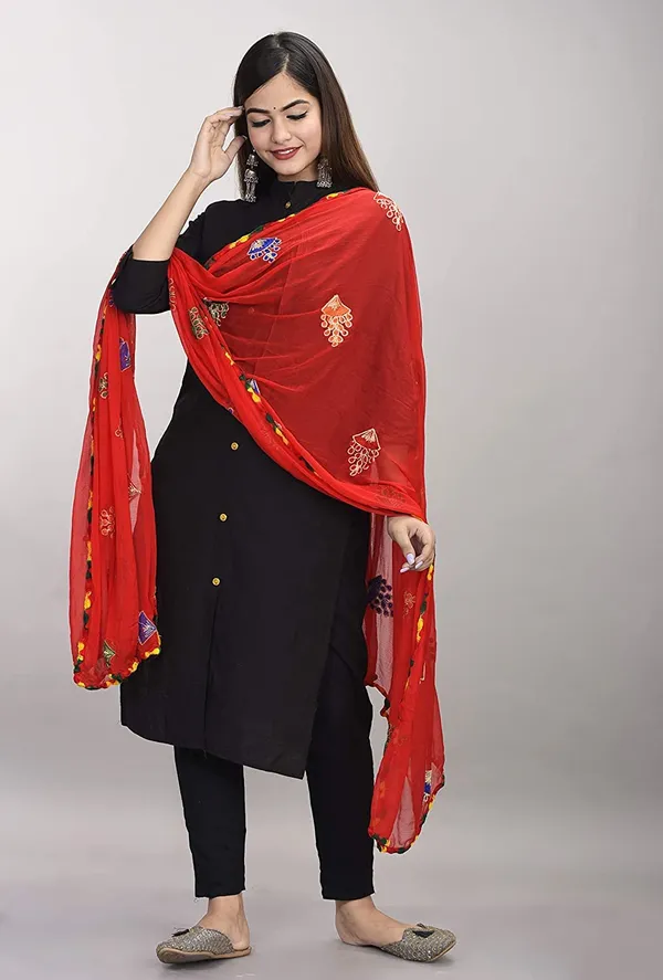 Women_S_Phulkari_Chiffon_Dupatta