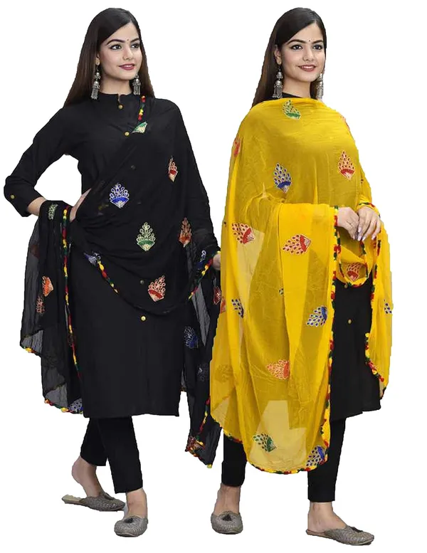 Zari_Phulkari_Embroidery_Dupatta