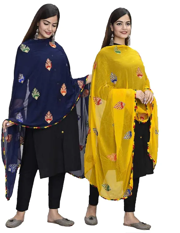 Women_S_Embroidered_Chiffon_Dupatta