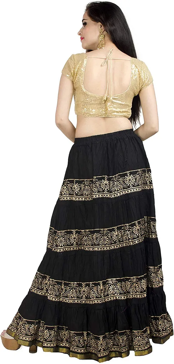 Women_S_Block_Print_Flared_Skirt