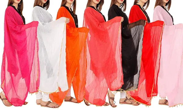Women_S_Polka_Dot_Chiffon_Dupatta