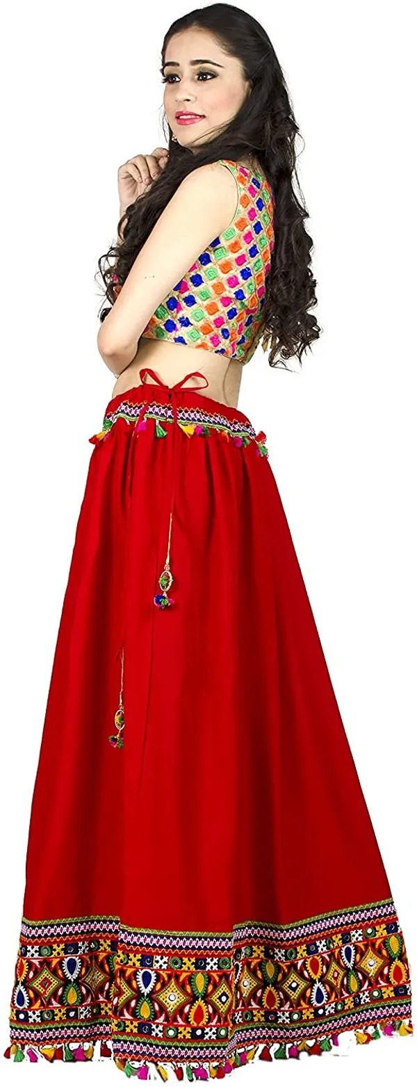 Women_Lace_Border_Ethnic_Skirt