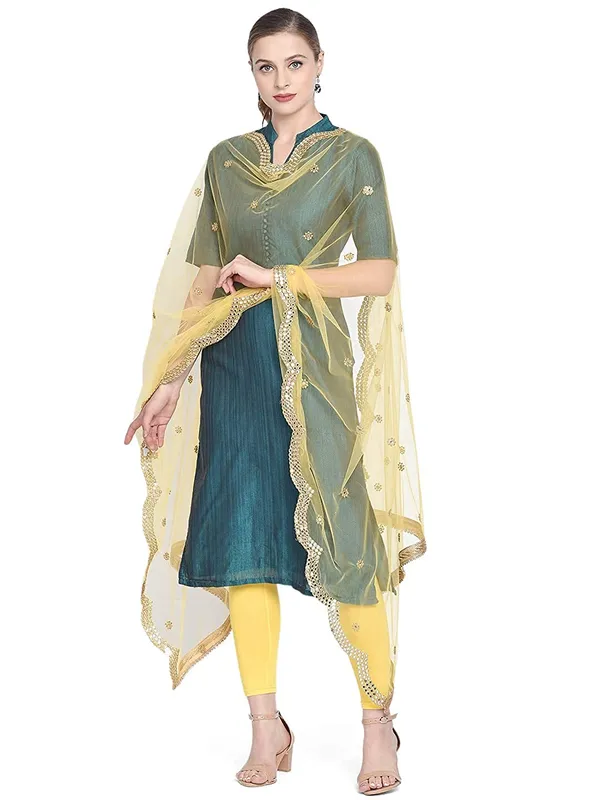 Women_S_Embellished_Net_Dupatta