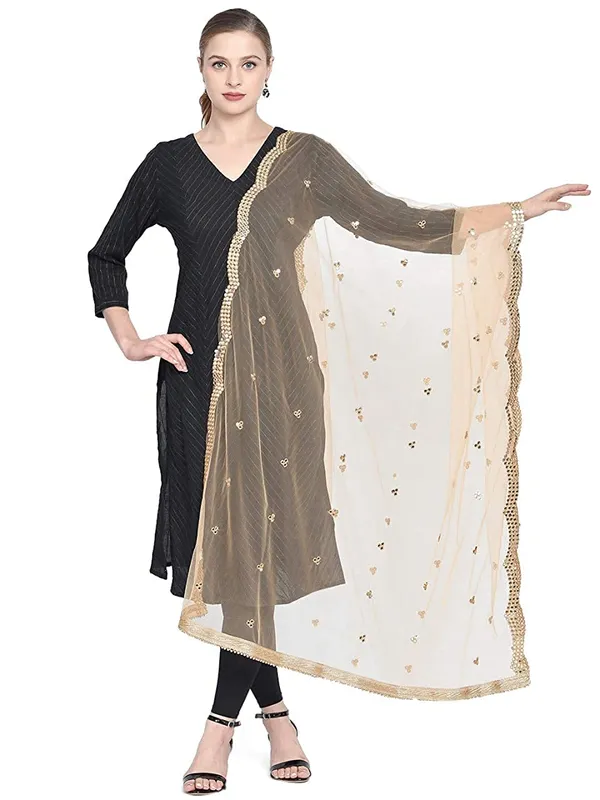 Women_S_Embellished_Net_Dupatta