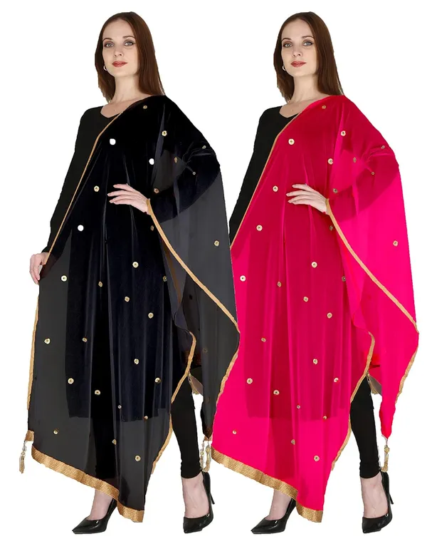 Women_S_Viscose_Net_Dupatta_With_Moti_Lace